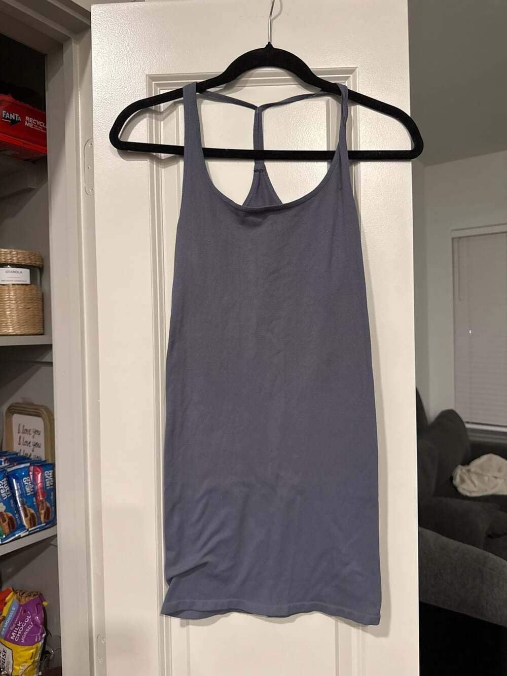 Free People Intimately Long Beach Seamless T-Back Tank Top Size M/L